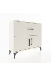 Arges Şifonyer Tek Raflı Tek Çekmeceli 2 Kapaklı 88x30x80 Aytaşı-Aytaşı