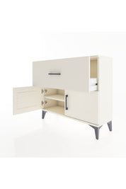 Arges Şifonyer Tek Raflı Tek Çekmeceli 2 Kapaklı 88x30x80 Aytaşı-Aytaşı