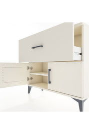 Arges Şifonyer Tek Raflı Tek Çekmeceli 2 Kapaklı 88x30x80 Aytaşı-Aytaşı