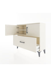 Arges Şifonyer 2 Raflı Tek Çekmeceli 2 Kapaklı 88x30x80 Aytaşı-Aytaşı