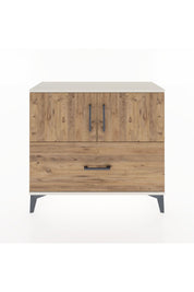 Arges Şifonyer 2 Raflı Tek Çekmeceli 2 Kapaklı 88x30x80 Aytaşı-Çam