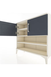 Arges Şifonyer 3 Raflı 2 Kapaklı 88x30x80 Aytaşı-Antrasit