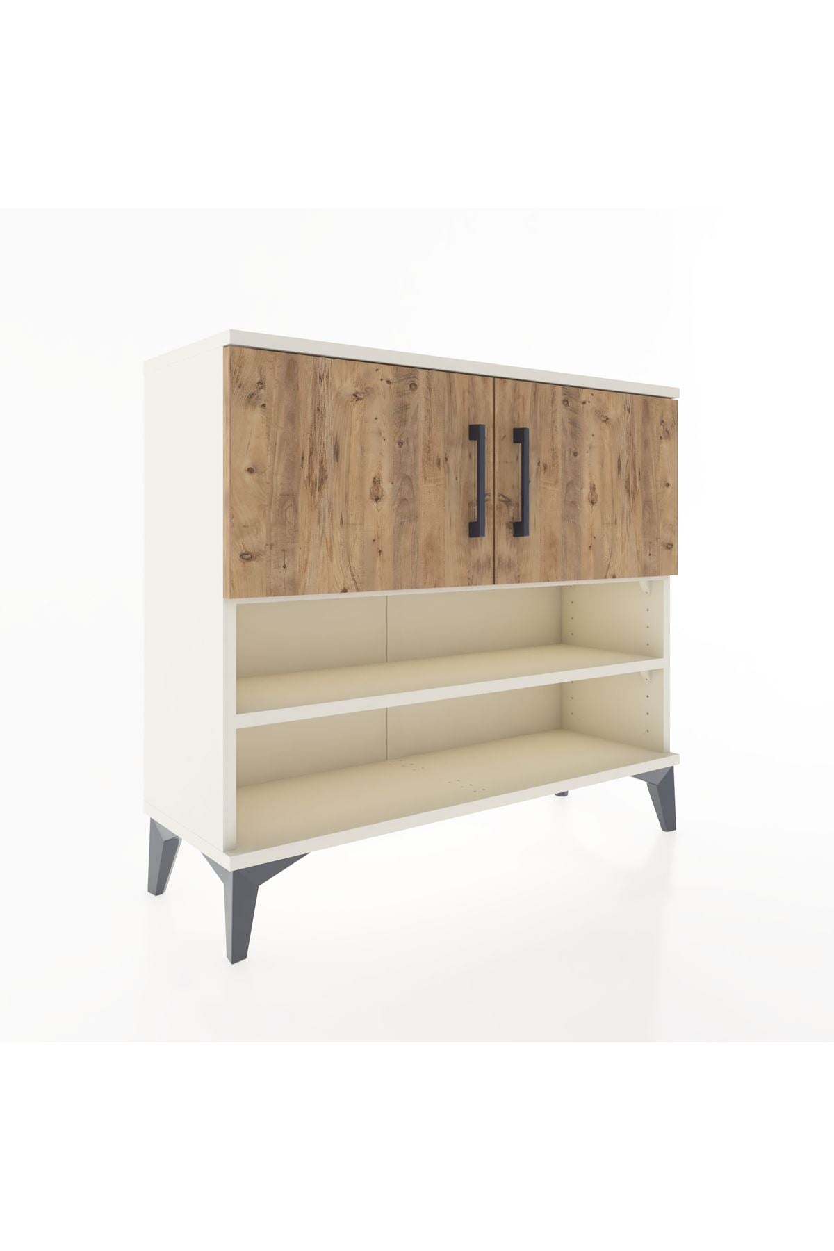 Arges Şifonyer 3 Raflı 2 Kapaklı 88x30x80 Aytaşı-Çam