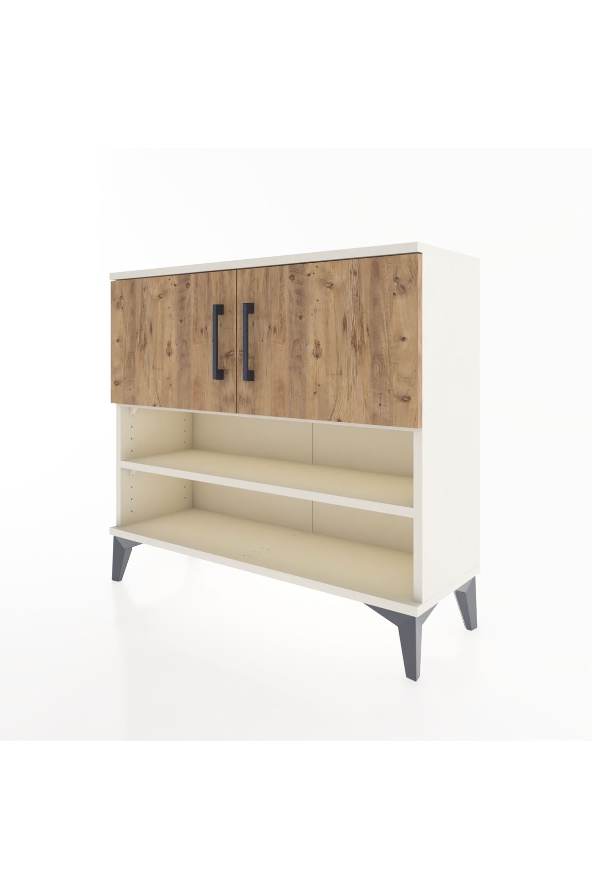 Arges Şifonyer 3 Raflı 2 Kapaklı 88x30x80 Aytaşı-Çam