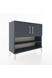 Arges Şifonyer 3 Raflı 2 Kapaklı 88x30x80 Antrasit-Antrasit