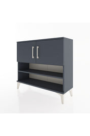 Arges Şifonyer 3 Raflı 2 Kapaklı 88x30x80 Antrasit-Antrasit