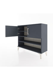 Arges Şifonyer 3 Raflı 2 Kapaklı 88x30x80 Antrasit-Antrasit