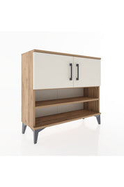 Arges Şifonyer 3 Raflı 2 Kapaklı 88x30x80 Çam-Aytaşı