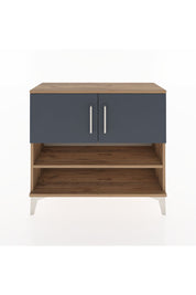 Arges Şifonyer 3 Raflı 2 Kapaklı 88x30x80 Çam-Antrasit