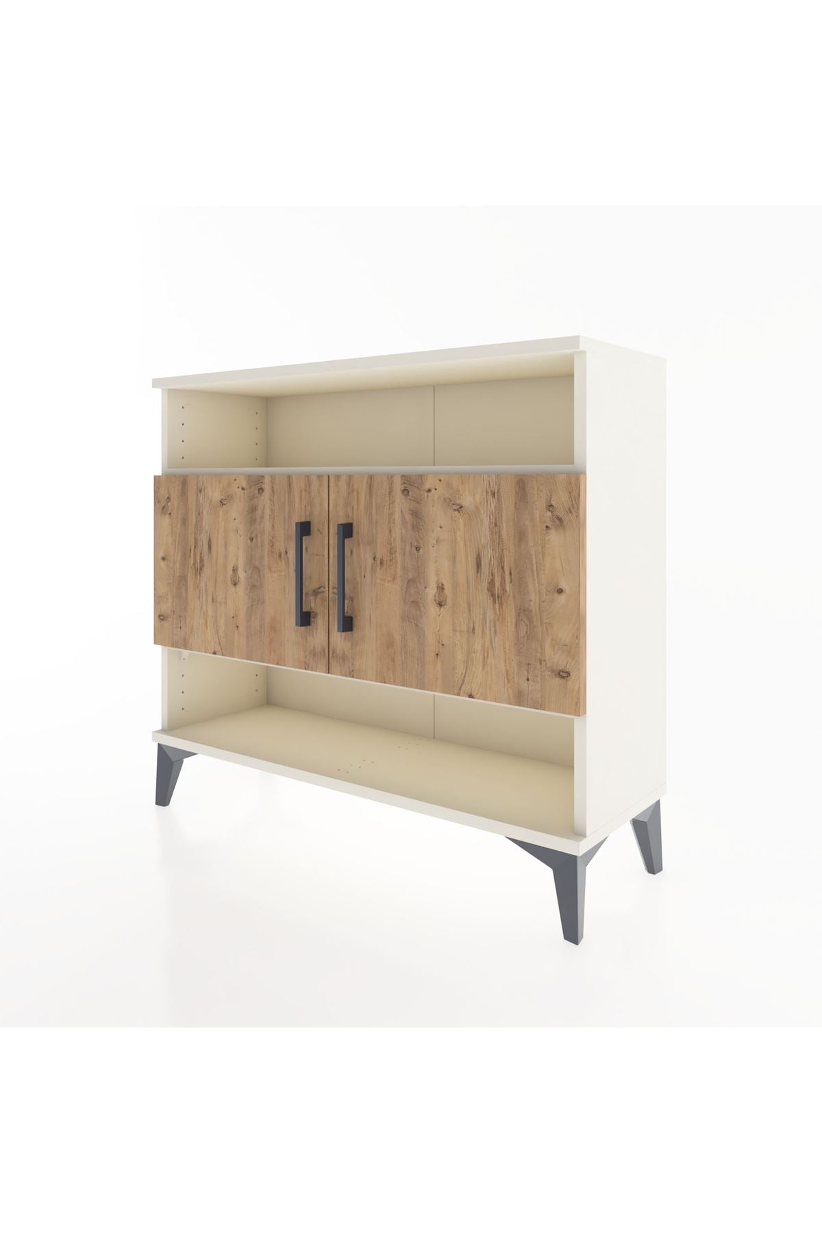 Arges Şifonyer 3 Raflı 2 Kapaklı 88x30x80 Aytaşı-Çam