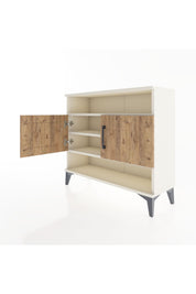 Arges Şifonyer 3 Raflı 2 Kapaklı 88x30x80 Aytaşı-Çam