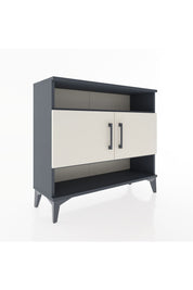 Arges Şifonyer 3 Raflı 2 Kapaklı 88x30x80 Antrasit-Aytaşı