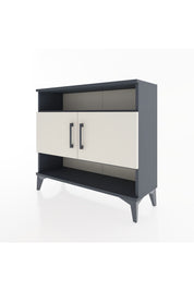 Arges Şifonyer 3 Raflı 2 Kapaklı 88x30x80 Antrasit-Aytaşı