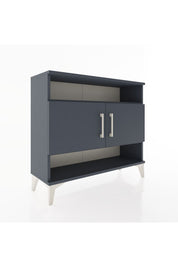 Arges Şifonyer 3 Raflı 2 Kapaklı 88x30x80 Antrasit-Antrasit