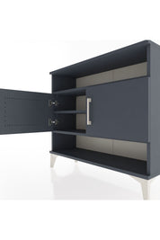 Arges Şifonyer 3 Raflı 2 Kapaklı 88x30x80 Antrasit-Antrasit