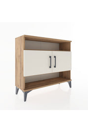 Arges Şifonyer 3 Raflı 2 Kapaklı 88x30x80 Çam-Aytaşı