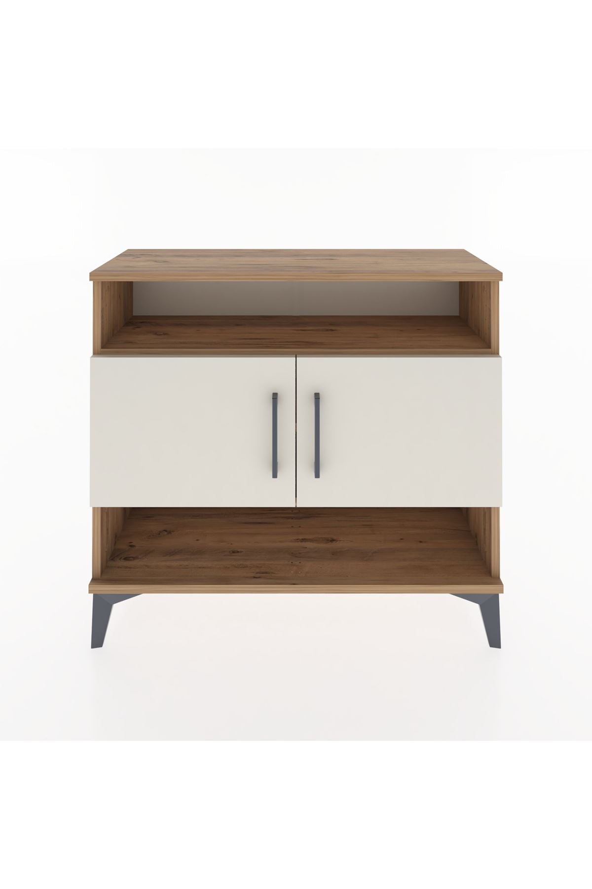 Arges Şifonyer 3 Raflı 2 Kapaklı 88x30x80 Çam-Aytaşı