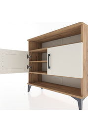 Arges Şifonyer 3 Raflı 2 Kapaklı 88x30x80 Çam-Aytaşı