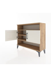 Arges Şifonyer 3 Raflı 2 Kapaklı 88x30x80 Çam-Aytaşı