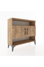 Arges Şifonyer 3 Raflı 2 Kapaklı 88x30x80 Çam-Çam