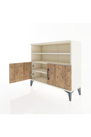 Arges Şifonyer 3 Raflı 2 Kapaklı 88x30x80 Aytaşı-Çam