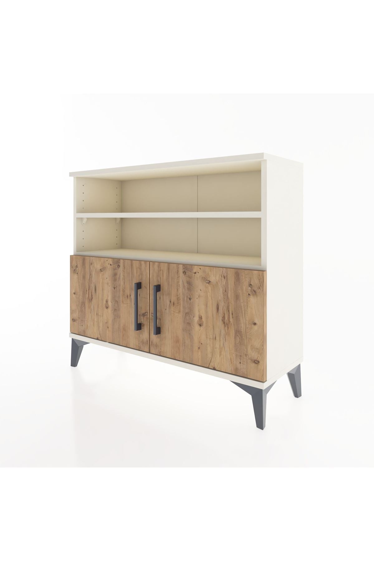 Arges Şifonyer 3 Raflı 2 Kapaklı 88x30x80 Aytaşı-Çam