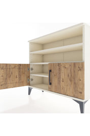 Arges Şifonyer 3 Raflı 2 Kapaklı 88x30x80 Aytaşı-Çam