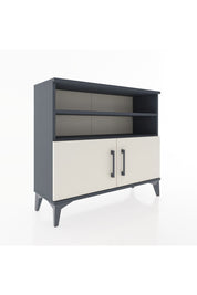 Arges Şifonyer 3 Raflı 2 Kapaklı 88x30x80 Antrasit-Aytaşı