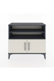 Arges Şifonyer 3 Raflı 2 Kapaklı 88x30x80 Antrasit-Aytaşı