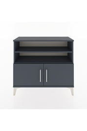 Arges Şifonyer 3 Raflı 2 Kapaklı 88x30x80 Antrasit-Antrasit