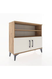 Arges Şifonyer 3 Raflı 2 Kapaklı 88x30x80 Çam-Aytaşı