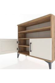 Arges Şifonyer 3 Raflı 2 Kapaklı 88x30x80 Çam-Aytaşı