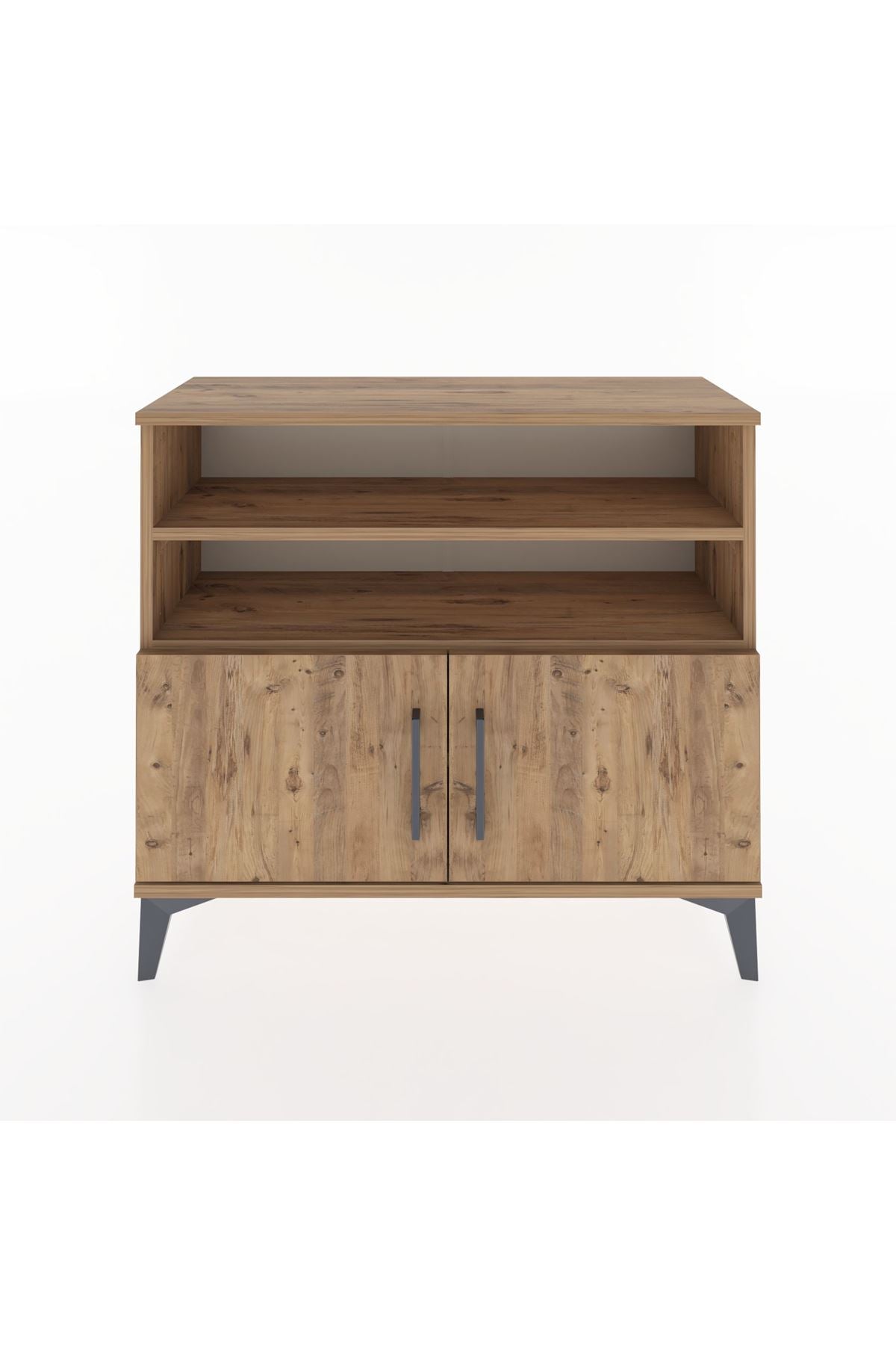 Arges Şifonyer 3 Raflı 2 Kapaklı 88x30x80 Çam-Çam