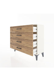 Arges Şifonyer 4 Çekmeceli 88x30x80 Aytaşı-Çam