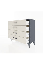 Arges Şifonyer 4 Çekmeceli 88x30x80 Antrasit-Aytaşı