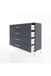 Arges Şifonyer 4 Çekmeceli 88x30x80 Antrasit-Antrasit