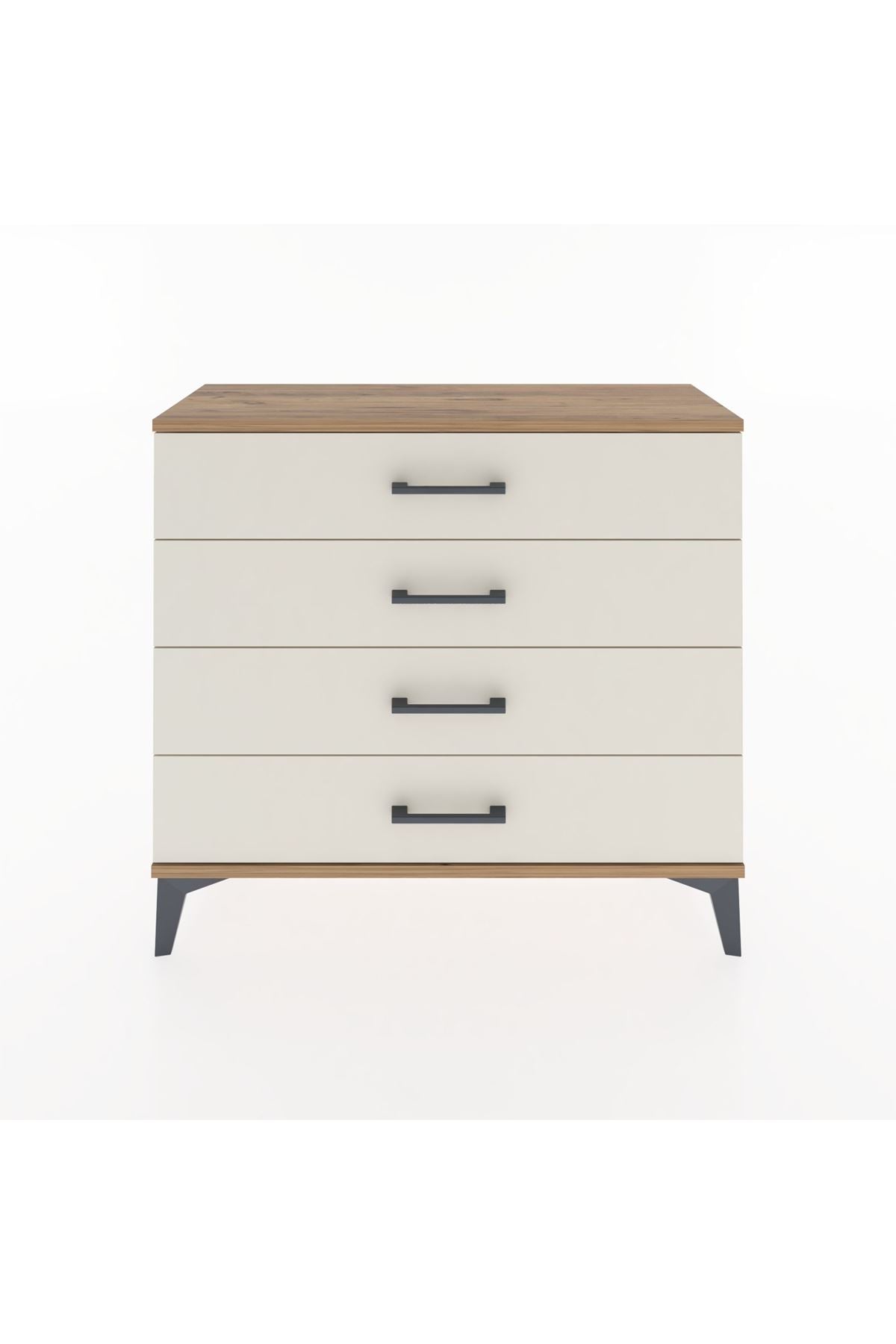 Arges Şifonyer 4 Çekmeceli 88x30x80 Çam-Aytaşı