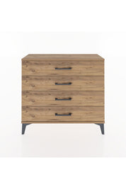 Arges Şifonyer 4 Çekmeceli 88x30x80 Çam-Çam