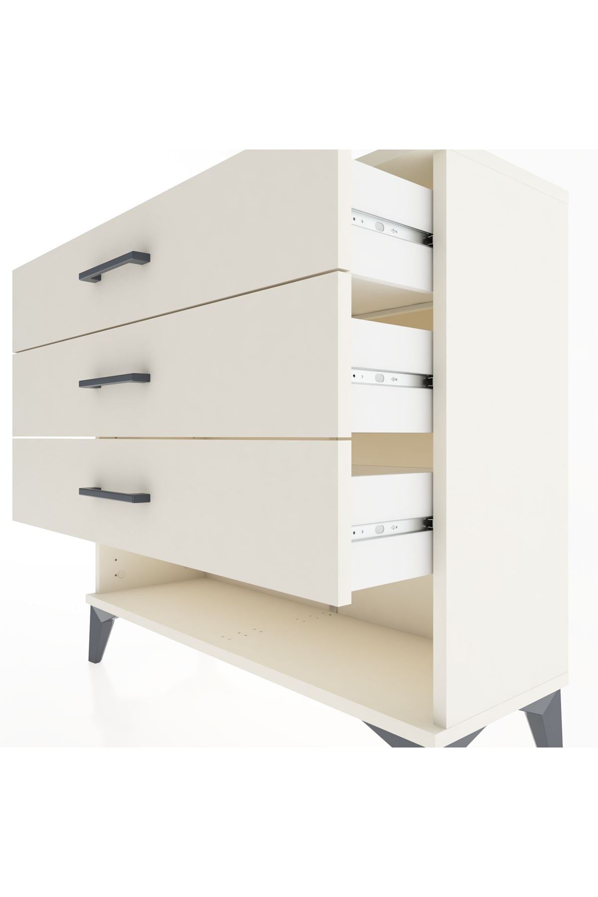 Arges Şifonyer 3 Çekmeceli 88x30x80 Aytaşı-Aytaşı