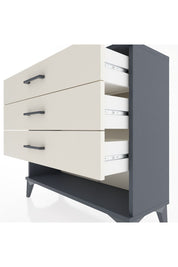 Arges Şifonyer 3 Çekmeceli 88x30x80 Antrasit-Aytaşı