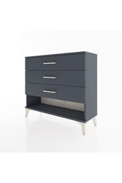 Arges Şifonyer 3 Çekmeceli 88x30x80 Antrasit-Antrasit