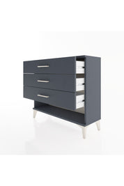 Arges Şifonyer 3 Çekmeceli 88x30x80 Antrasit-Antrasit