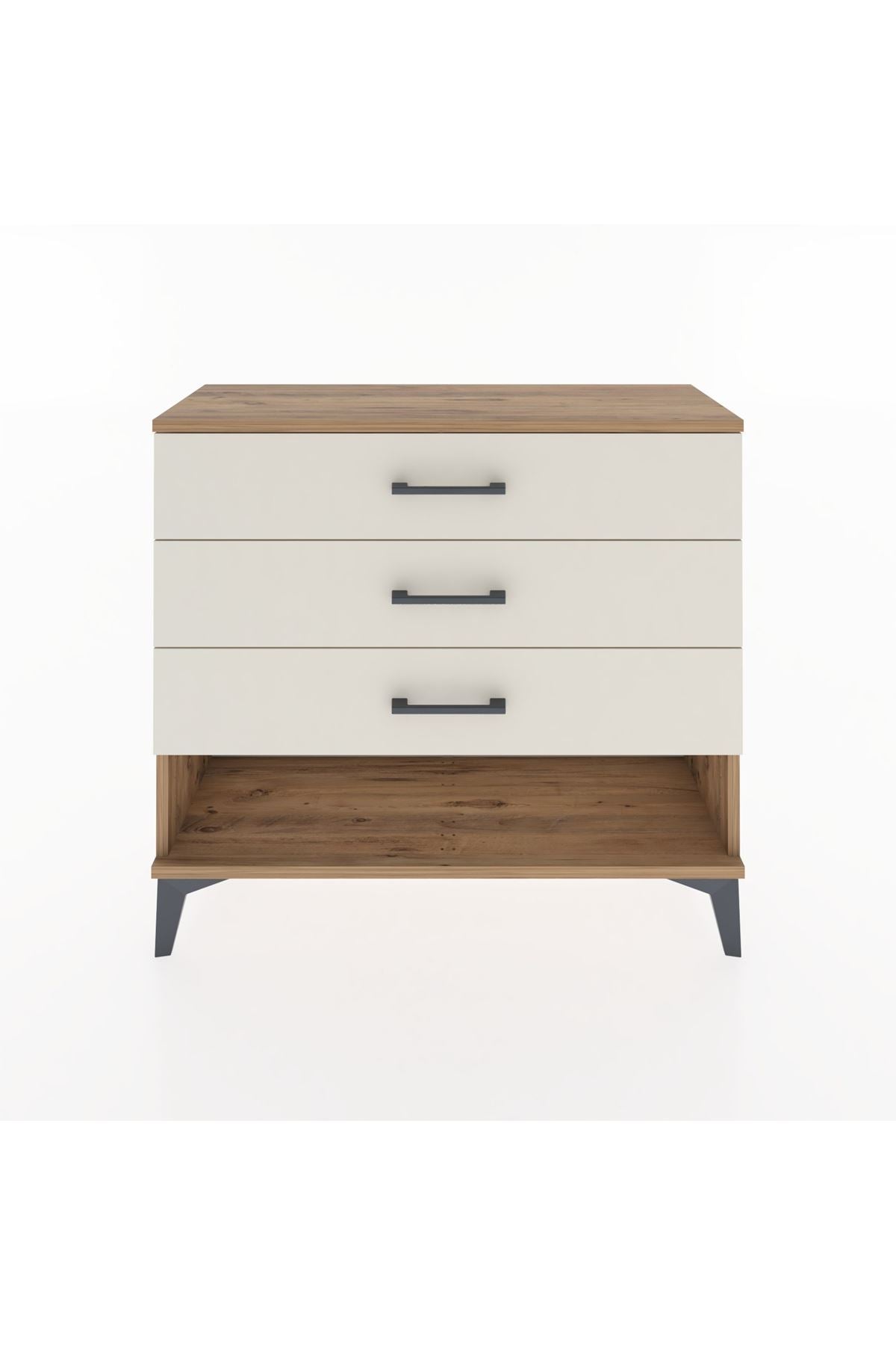 Arges Şifonyer 3 Çekmeceli 88x30x80 Çam-Aytaşı