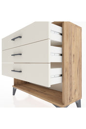 Arges Şifonyer 3 Çekmeceli 88x30x80 Çam-Aytaşı