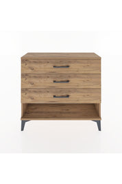 Arges Şifonyer 3 Çekmeceli 88x30x80 Çam-Çam