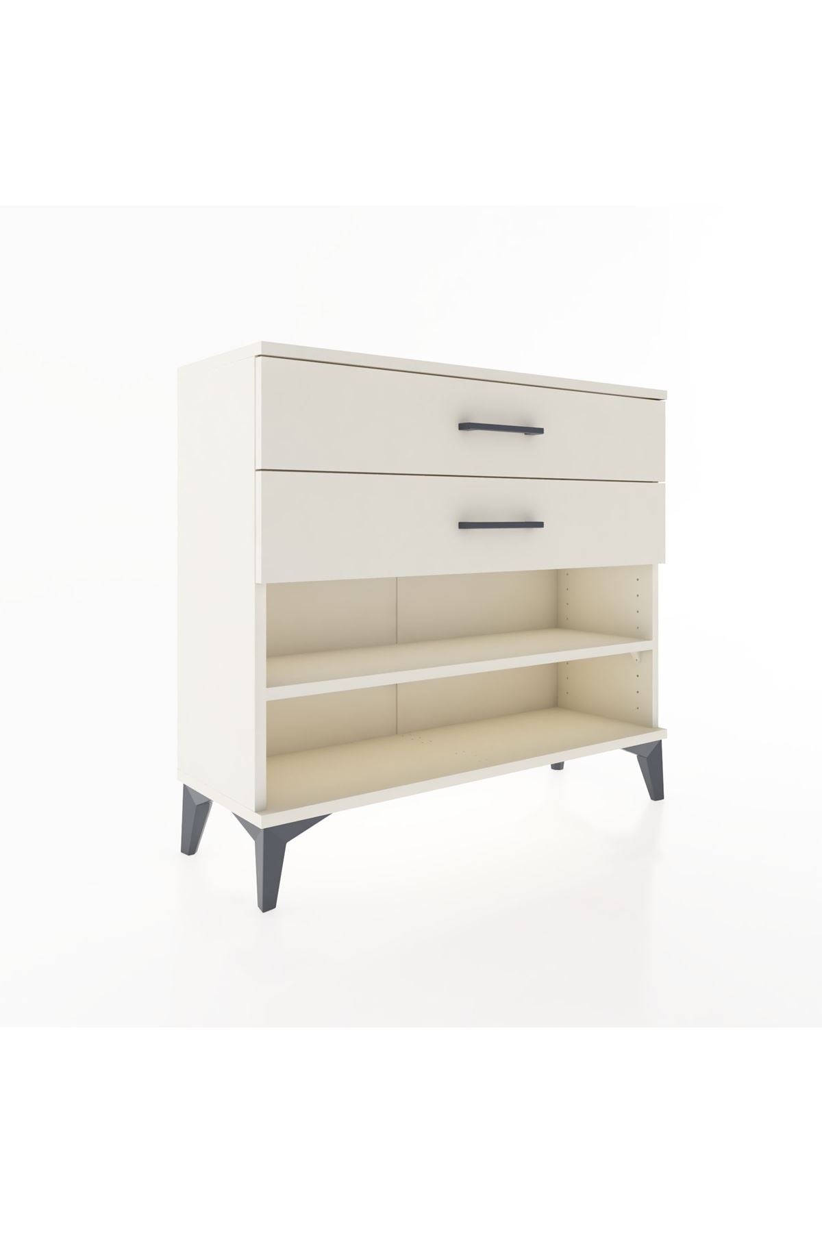 Arges Şifonyer Tek Raflı 2 Çekmeceli 88x30x80 Aytaşı-Aytaşı