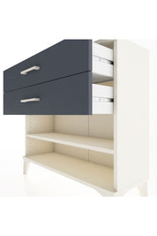 Arges Şifonyer Tek Raflı 2 Çekmeceli 88x30x80 Aytaşı-Antrasit