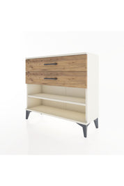 Arges Şifonyer Tek Raflı 2 Çekmeceli 88x30x80 Aytaşı-Çam