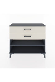 Arges Şifonyer Tek Raflı 2 Çekmeceli 88x30x80 Antrasit-Aytaşı