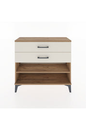 Arges Şifonyer Tek Raflı 2 Çekmeceli 88x30x80 Çam-Aytaşı